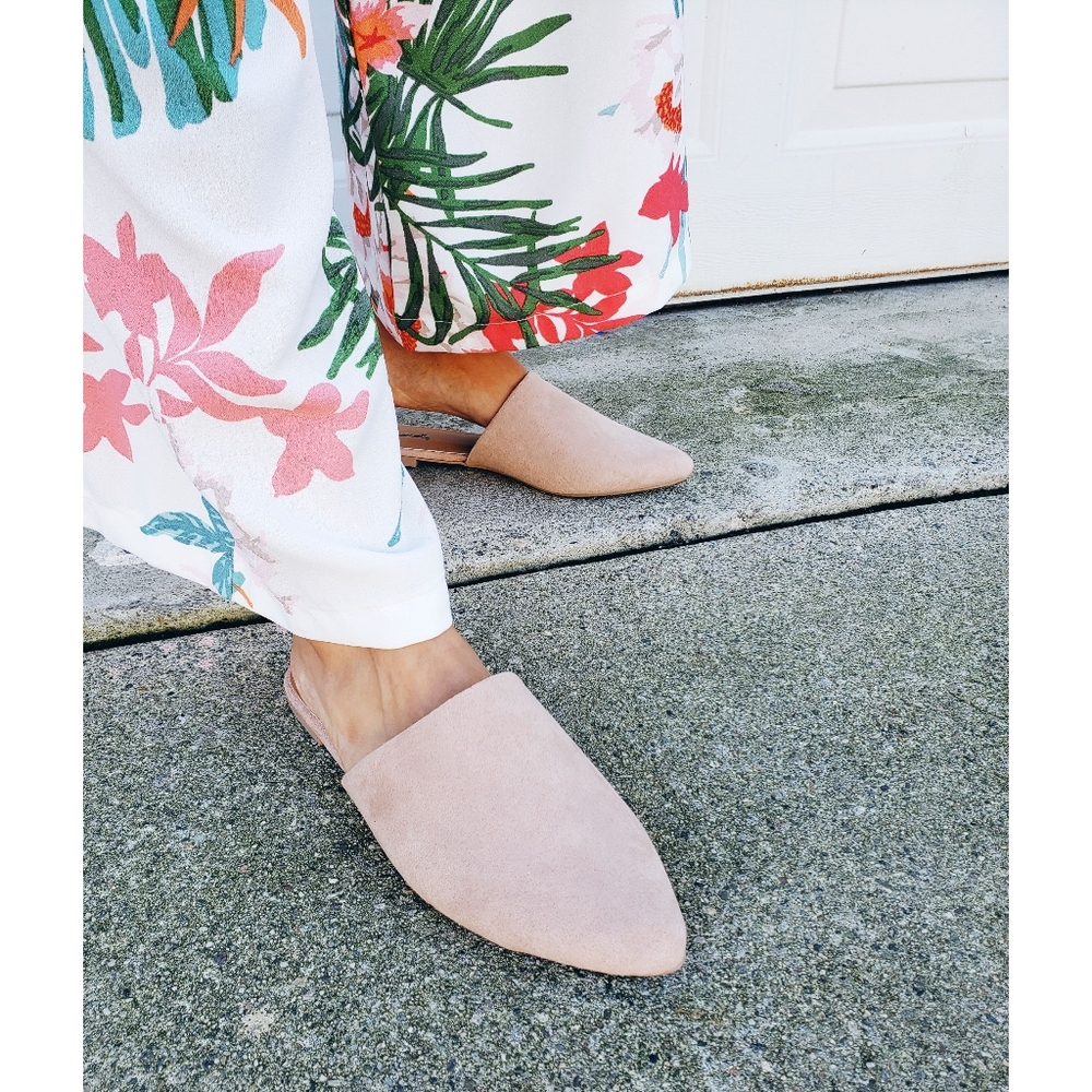 Price firm!The Marcy// warm taupe mule flat - Picture 5 of 5